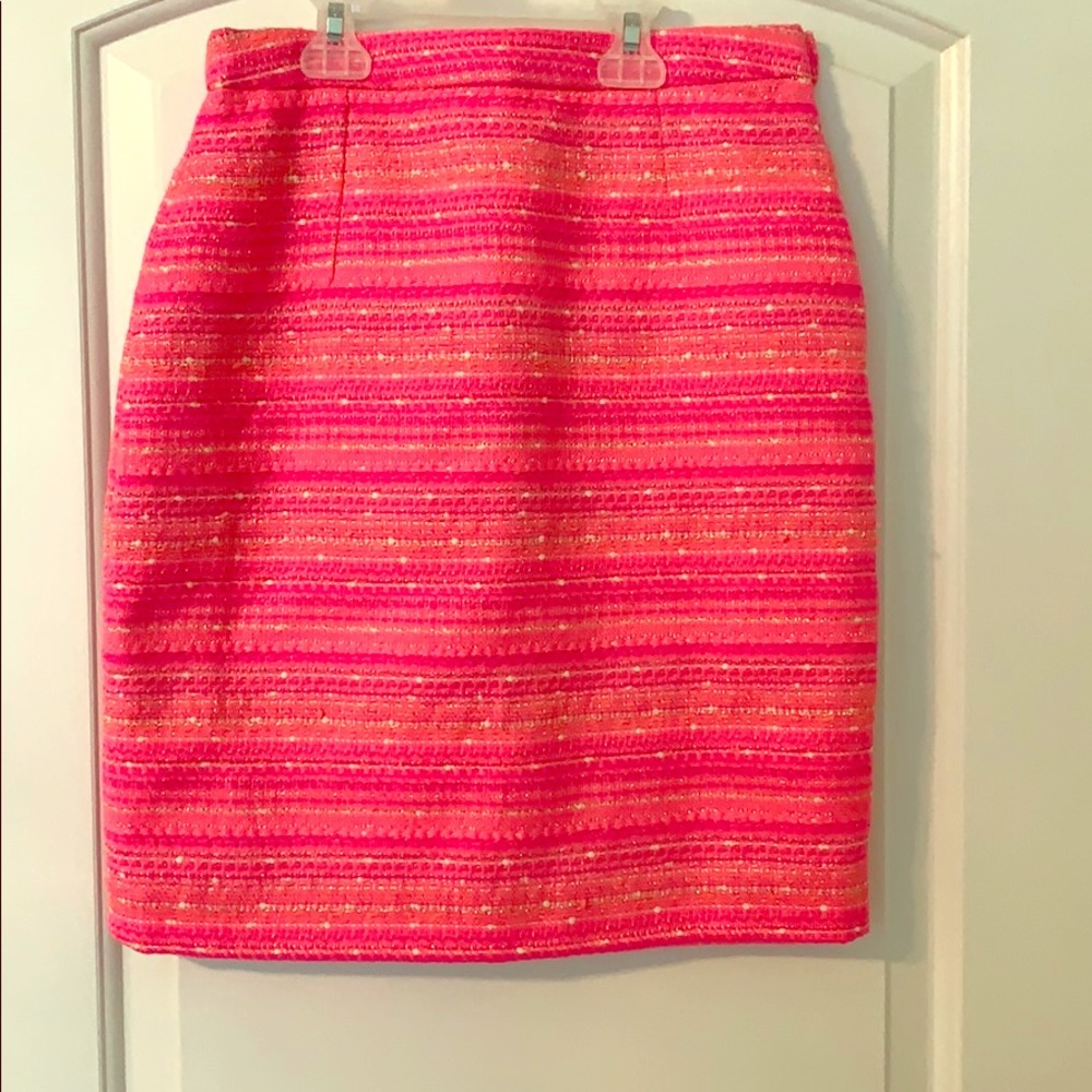 Lilly Pulitzer Boucle Tweed Pencil Skirt
